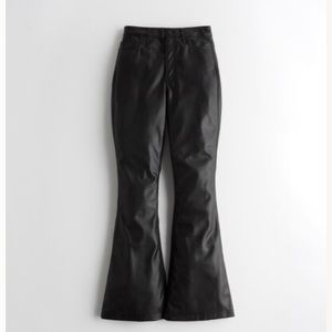 Faux Leather Flare Pants